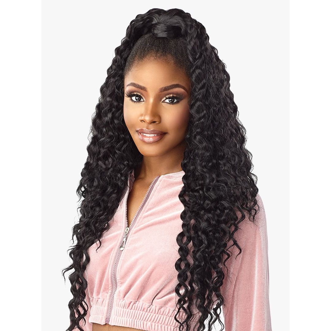 SENSATIONNEL Half Wig Pony Wrap Instant Up Down UD 12 Braids