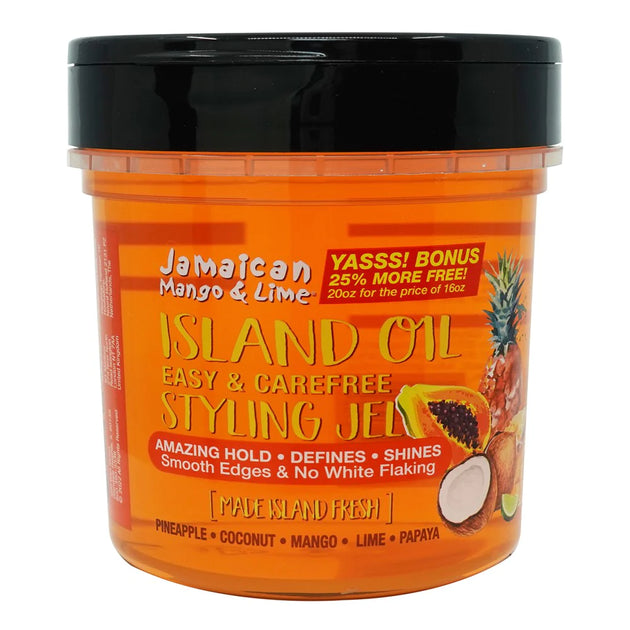 JAMAICAN MANGO & LIME Styling Gel (20oz) Braids and Wigs