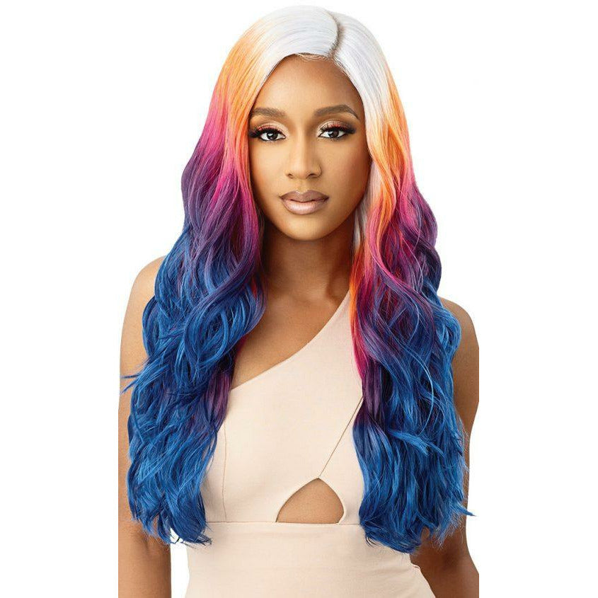 Outre Color Bomb Lace Front Wig ZAHARA Braids and Wigs