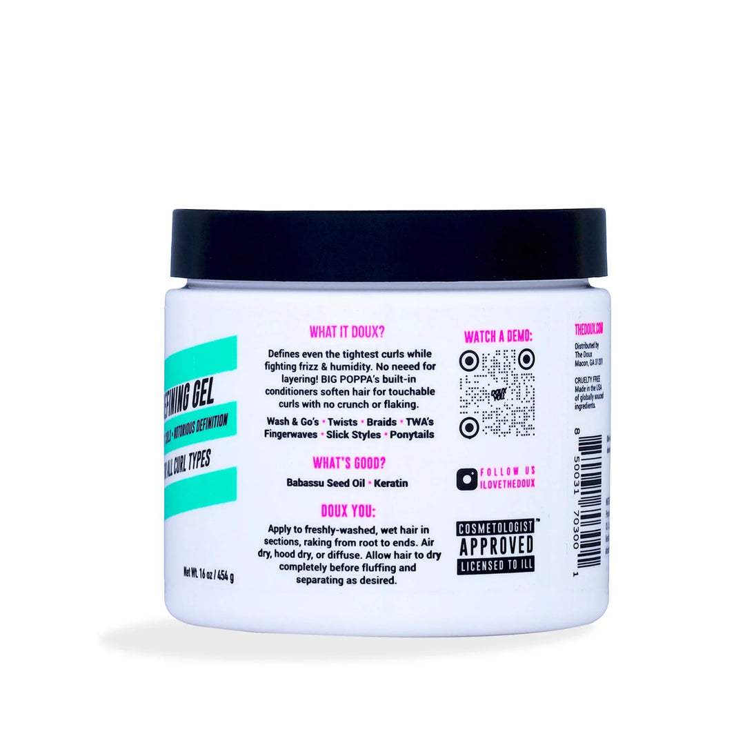 The Doux Big Poppa Defining Gel (16 Oz) - Braids and Wigs