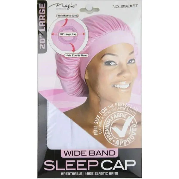 MAGIC COLLECTION Wide Band Sleep Cap [Large]