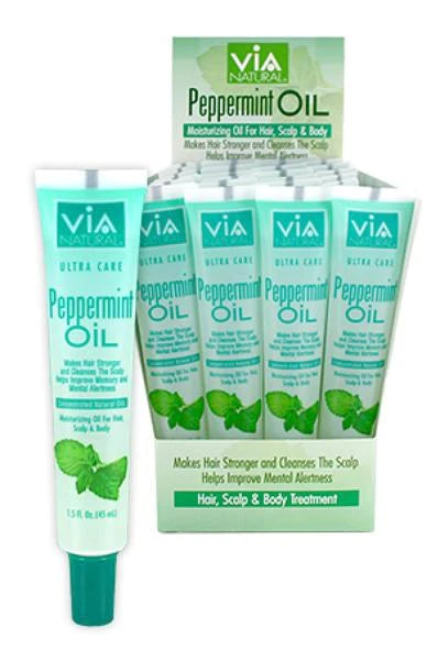 VIA NATURAL Peppermint Oil Treatment Tube