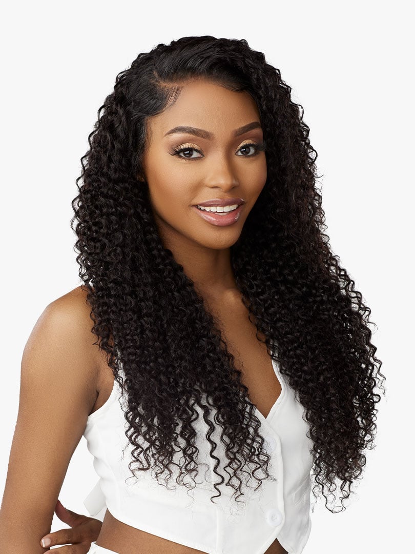 Sensationnel 100% Virgin Human Hair 13A 13x4 Glueless HD Lace Frontal Wig - BOHEMIAN 28