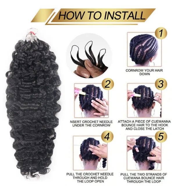 Prestige Miracle Knots Crochet Braids 18" Burmese Curly - Braids and Wigs
