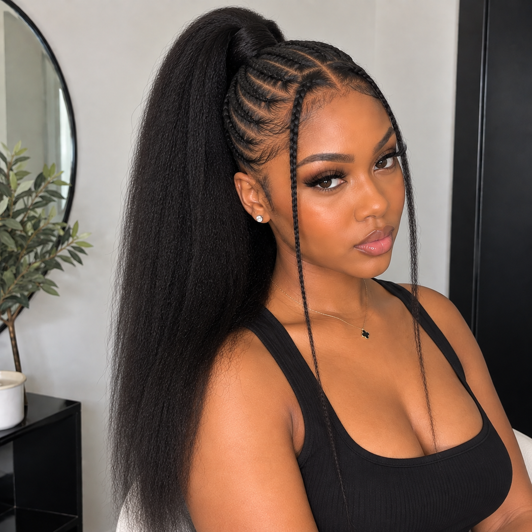 Prestige Kinky 3pcs Straight Bundles 12"/14”/16” (Brazilian Remy, Yaki)