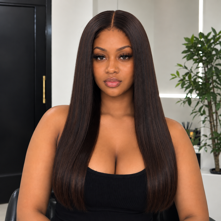 Luxury Virgin Human Hair 2x6 Lace Closure 20" – Bone Straight