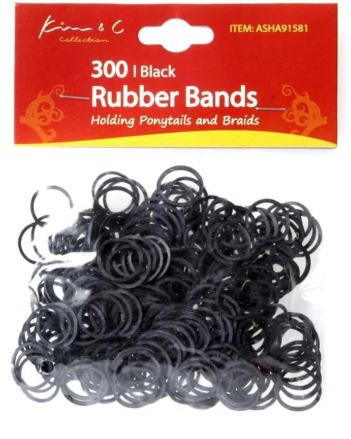 Kim & C Rubber Bands - 300 Pcs - Braids and Wigs