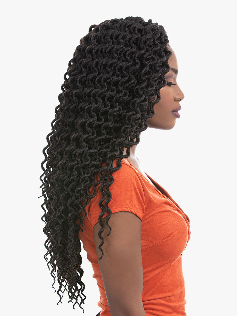 3X FAUX LOCS CURLY 18″ Janeth Collection