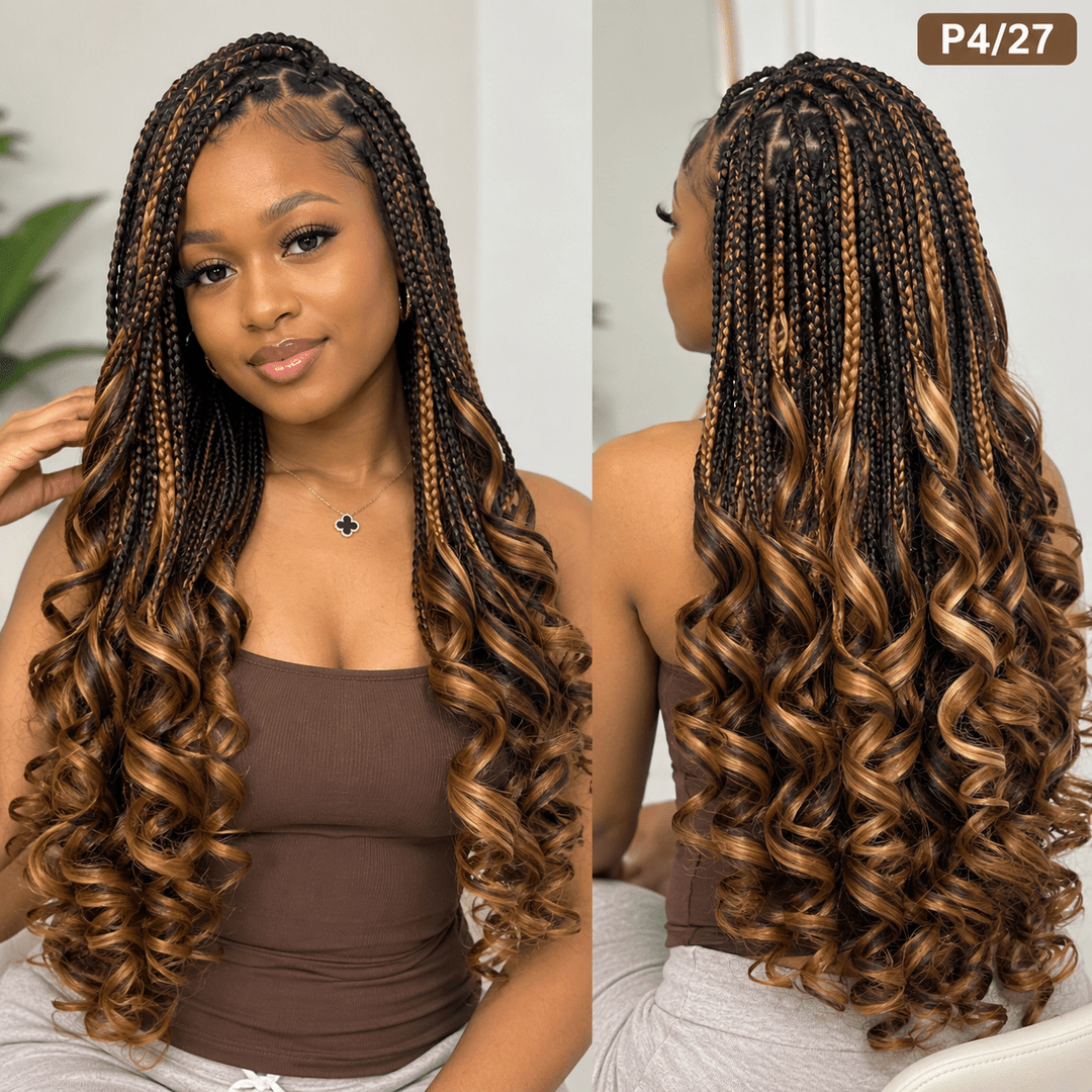 Bouncelle Synthetic Braids – 3X French Curls 22″ - Braids and Wigs