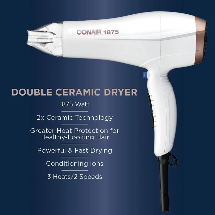 Conair Double Ceramic Technology Hair Dryer - Braids and Wigs
