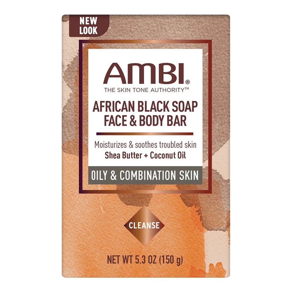 Ambi Face & Body Bar (5.3oz) - Shea Butter & Coconut Oil - Braids and Wigs