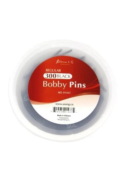 Kim & C 300Pcs Regular Bobby Pins (300Pcs/Jar) - Braids and Wigs
