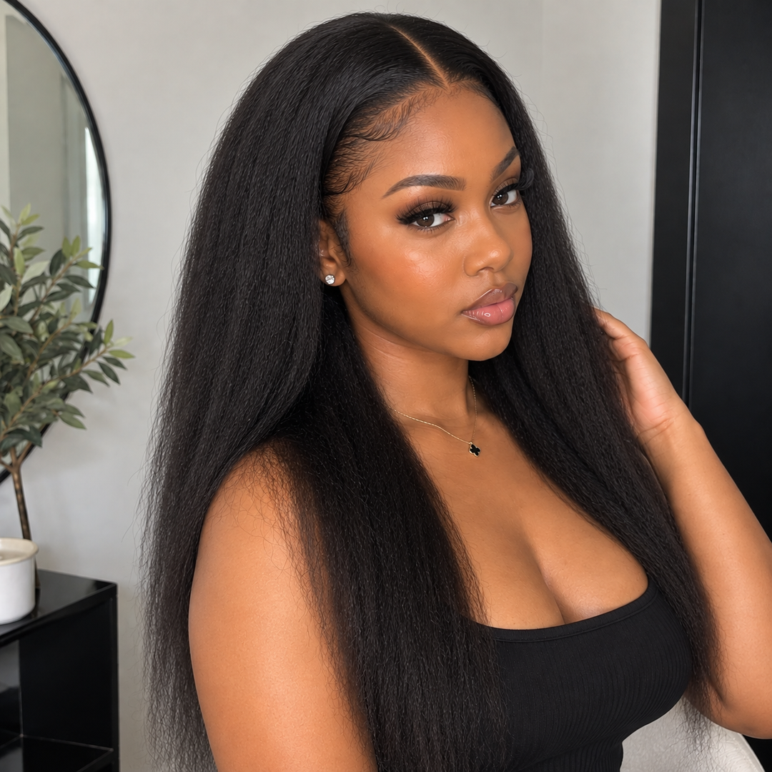 Prestige Kinky 3pcs Straight Bundles 12"/14”/16” (Brazilian Remy, Yaki)
