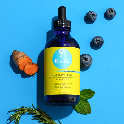 Curls Blueberry & Mint Tea Hair Growth & Scalp Treatment (4Oz)