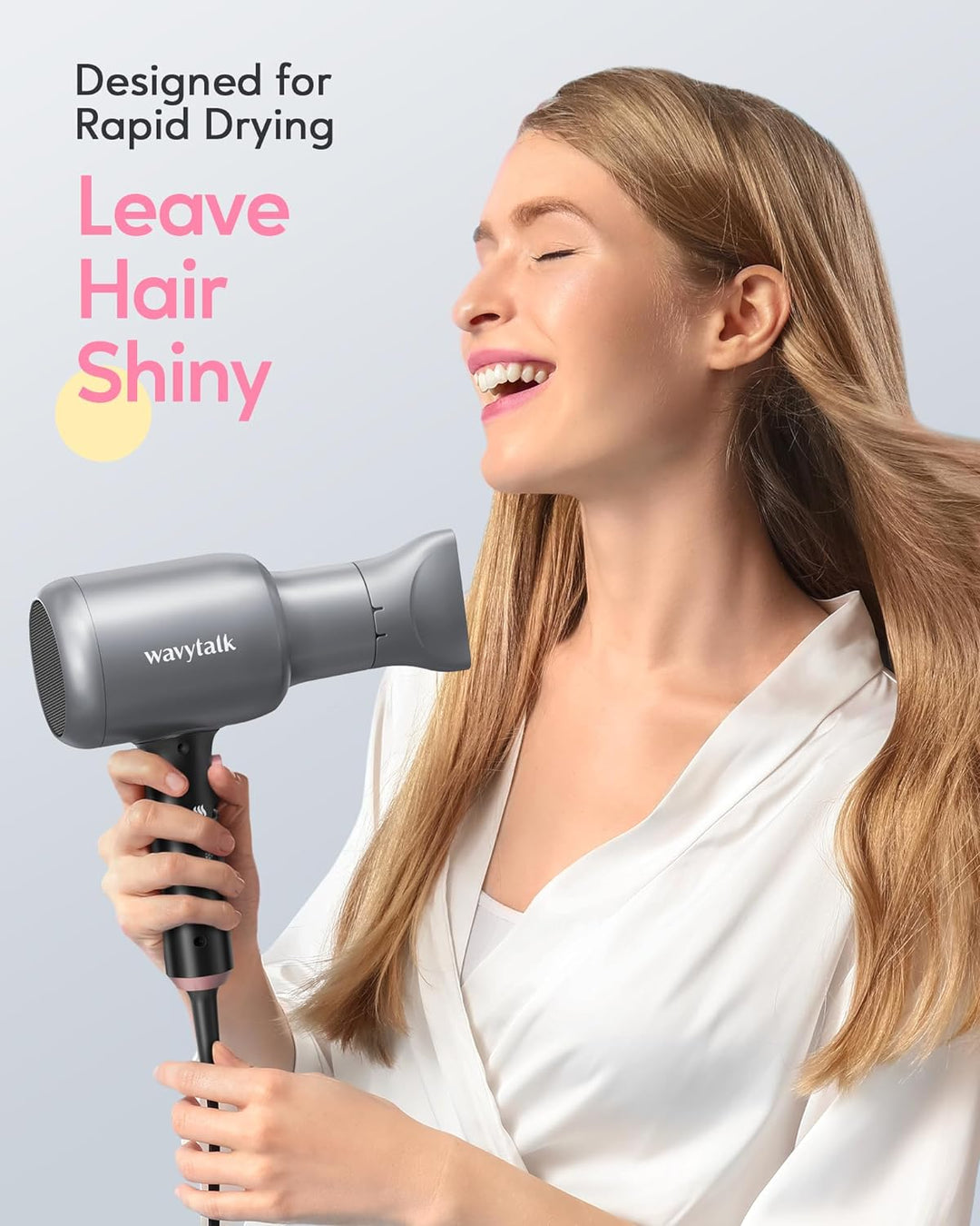 Wavytalk Hair Blow Dryer with Diffuser and Concentrator