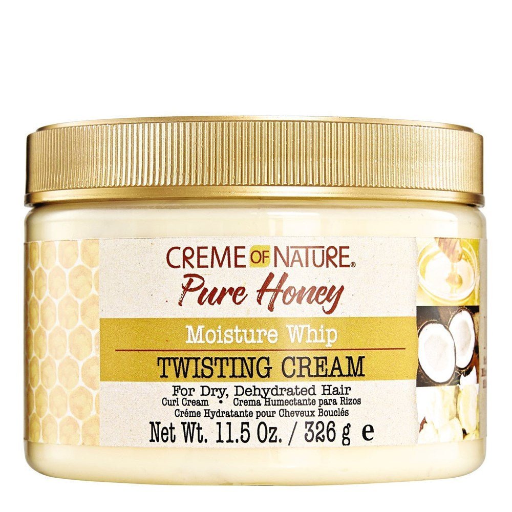 Creme Of Nature Pure Honey Twisting Creme (11.5 Oz) - Braids and Wigs