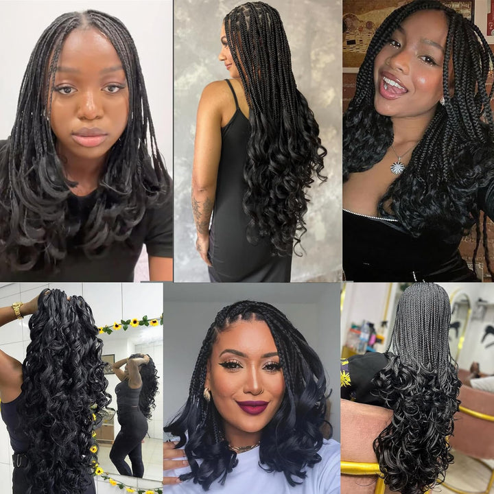 French Curl Braiding Hair 14 Inch