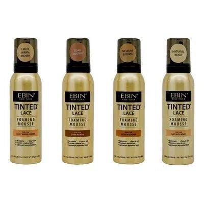 Ebin Tinted Lace Foaming Mousse (3.38 Oz) - Braids and Wigs