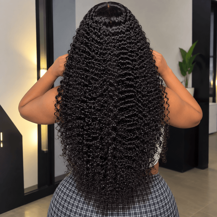 Luxury 5x5 Human Hair Wig – 24" Burmese Curly - Braids and Wigs