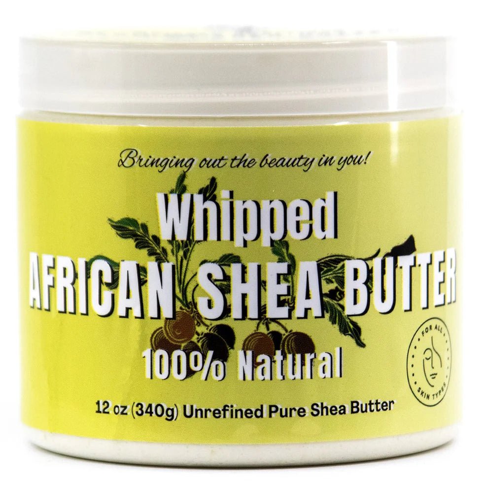 Ra Cosmetics 100% Natural Whipped African Shea Butter - Unscented (12oz) - Braids and Wigs