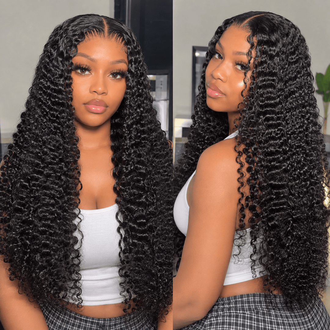 Luxury 5x5 Human Hair Wig – 24" Burmese Curly - Braids and Wigs