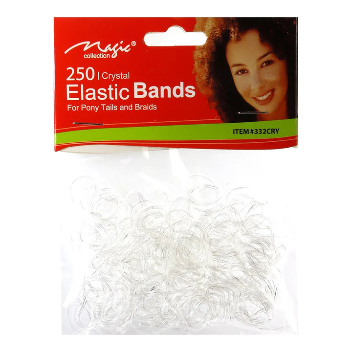 Magic Collection 250 Elastic Bands for Ponytails and Braids