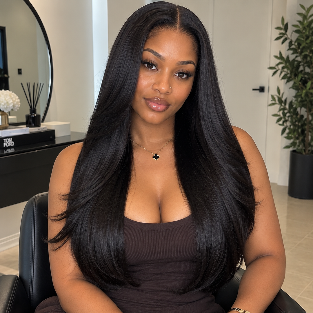Luxury Virgin Human Hair Bundle – Bone Straight