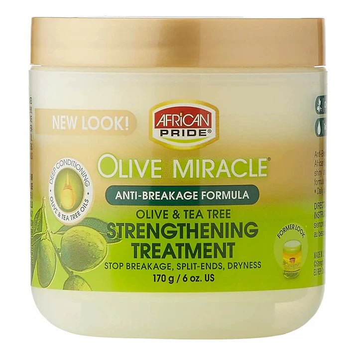 African Pride Olive Miracle Creme Anti - Breakage (6oz) - Braids and Wigs