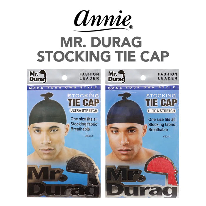 ANNIE Mr. Durag Stocking Tie Cap