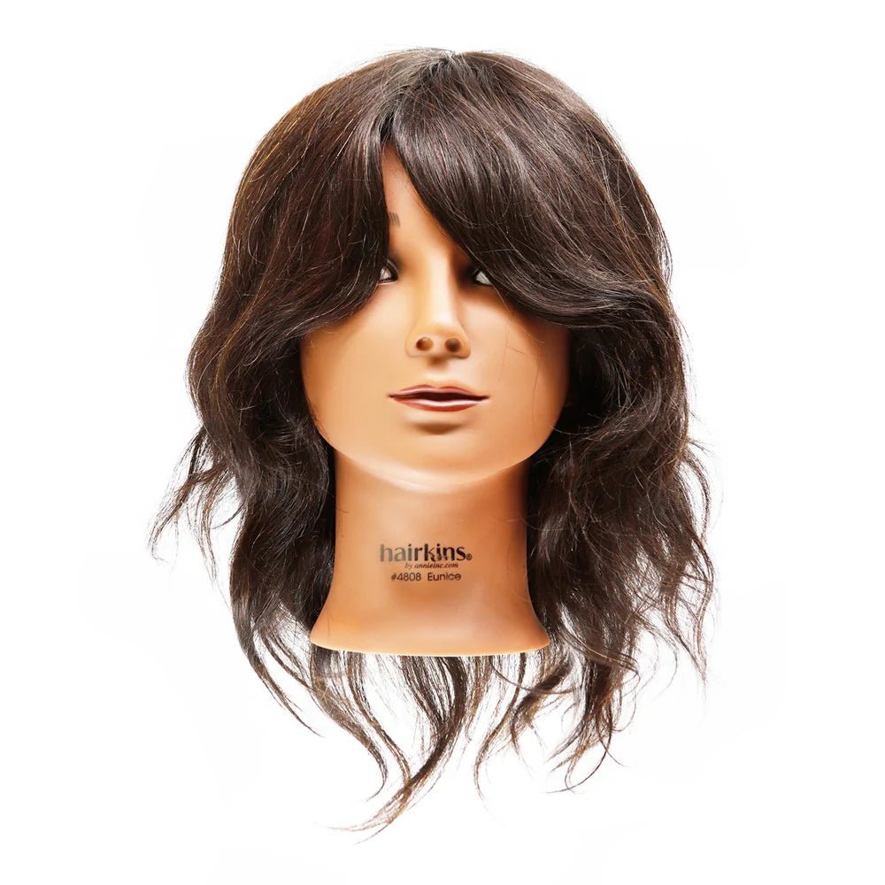 Annie | 100% Human Hair Mannequin Head (14" - 16") ⁠ - Braids and Wigs