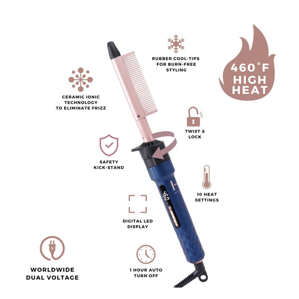 Annie Hot & Hotter 4 In 1 Ceramic Ionic Digital Interchangeable Hair Styler - Braids and Wigs