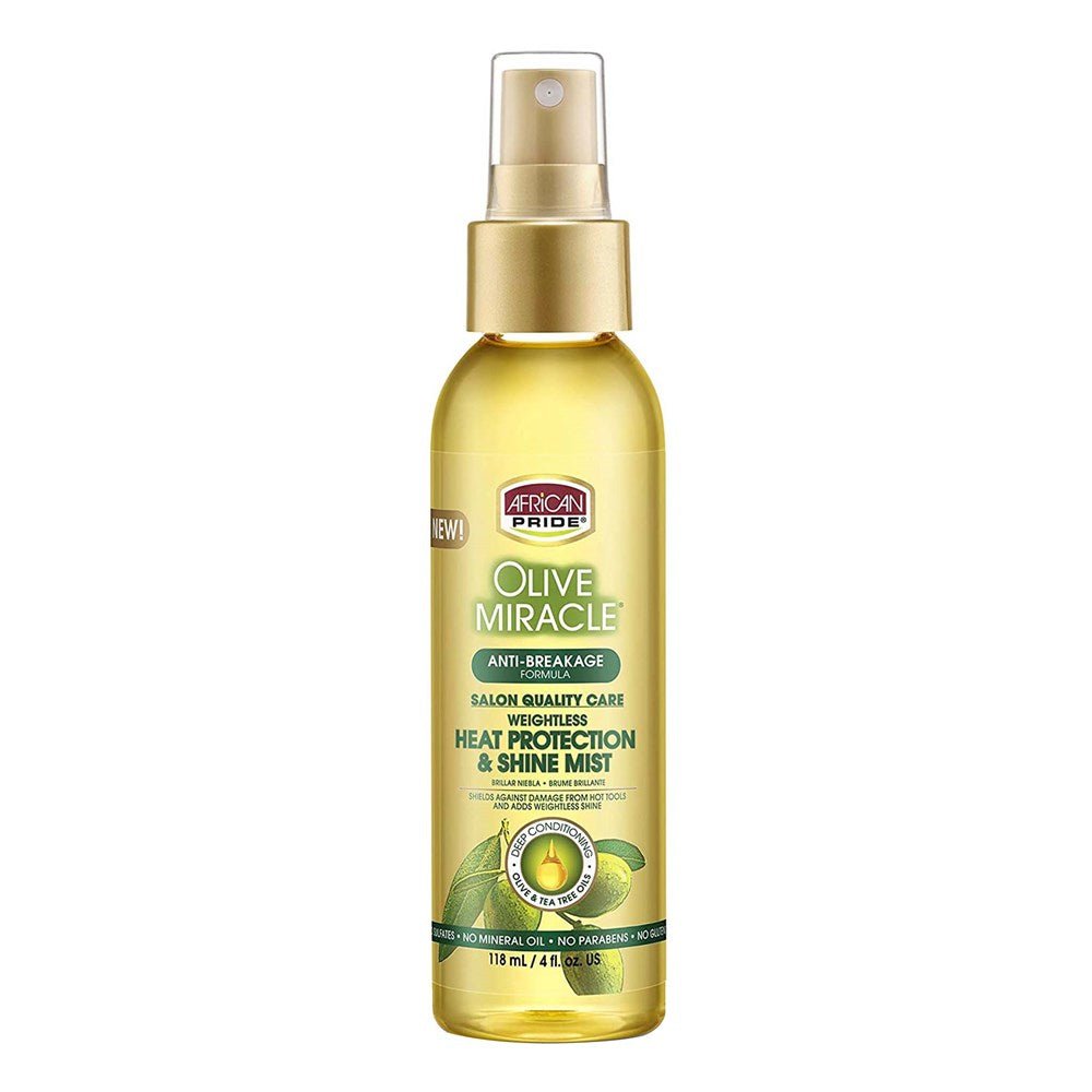 African Pride Heat Protection Shine Mist (4Oz) - Braids and Wigs