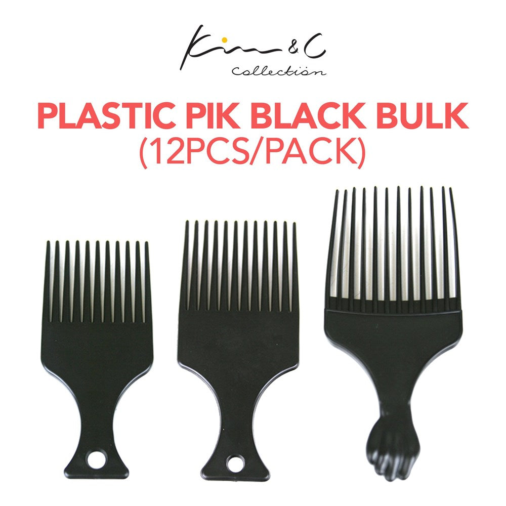 KIM & C Plastic Pik Black