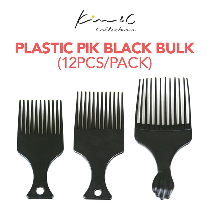 KIM & C Plastic Pik Black