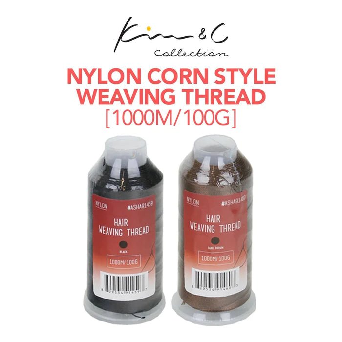 Kim & C Nylon Corn Style Weaving Thread [1000m/100g] – Braids and Wigs