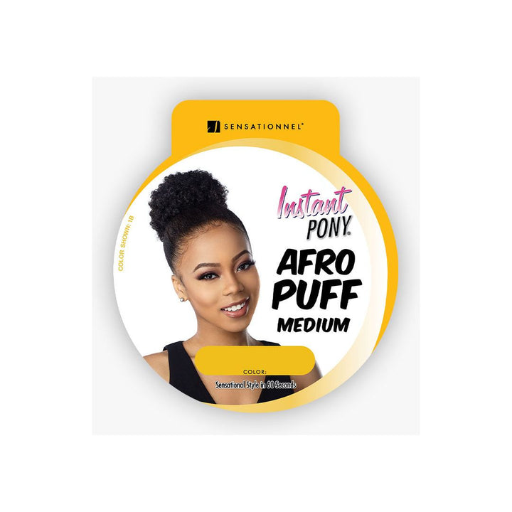 Sensationnel Instant Pony - Afro Puff Medium - Braids and Wigs