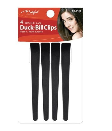 Magic Collection Clip Duck Bill Clip(4pc) - Braids and Wigs