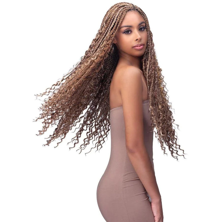 Bobbi Boss Synthetic Pre-Looped Crochet Braids - 3X Boho Box Braid 24"