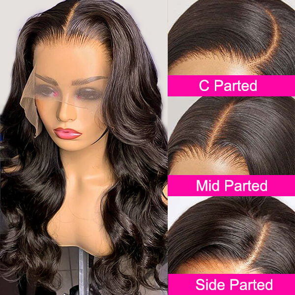 Body Wave  13×4 HD Lace Frontal Wig Glueless Human Hair Wig