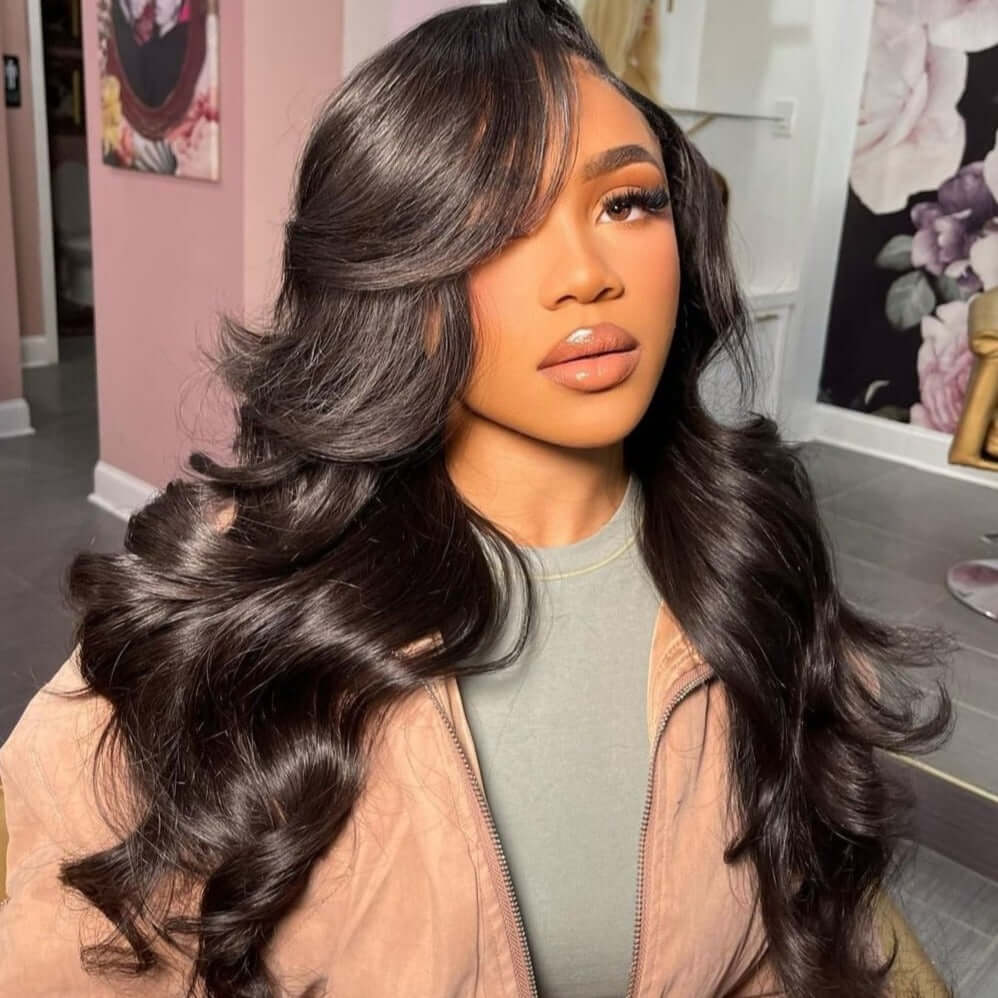 Body Wave  13×4 HD Lace Frontal Wig Glueless Human Hair Wig