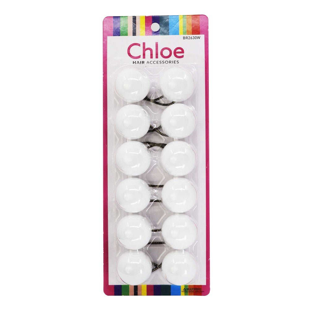Chloe 6Pcs Twin Beads Ponytailers 30Mm - Braids and Wigs