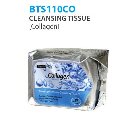 Beauty Treats Makeup Cleansing Tissues- COLLAGEN