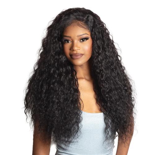 Shake-N-Go Glossy Virgin Remy 4X4 Wet & Wavy Loose Wave 12" Lace Closure