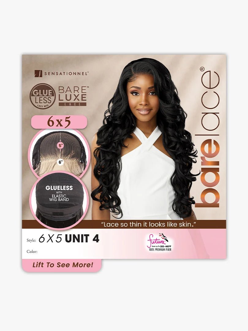 Sensationnel Glueless Bare Luxe Lace Frontal Wig - 6X5 Unit 4 - Braids and Wigs