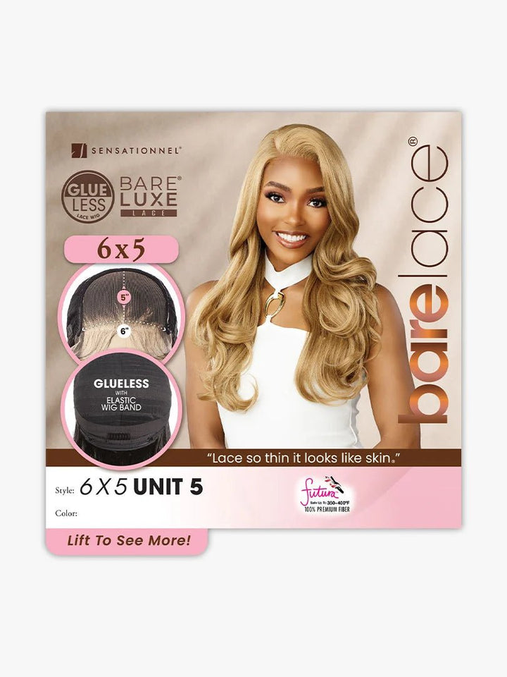 Sensationnel Glueless Bare Luxe Lace Frontal Wig - 6X5 Unit 5 - Braids and Wigs