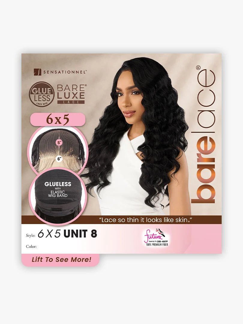 Sensationnel Glueless Bare Luxe Lace Frontal Wig – 6X5 Unit 8 - Braids and Wigs