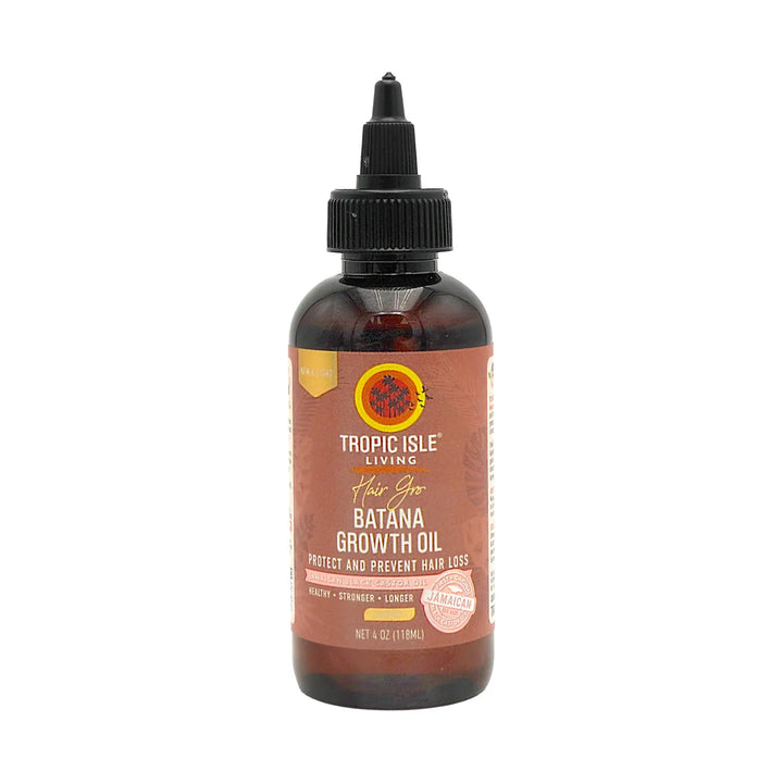 Tropic Isle Living Batana Hair Growth Oil Light Blend (4 Oz) - Braids and Wigs
