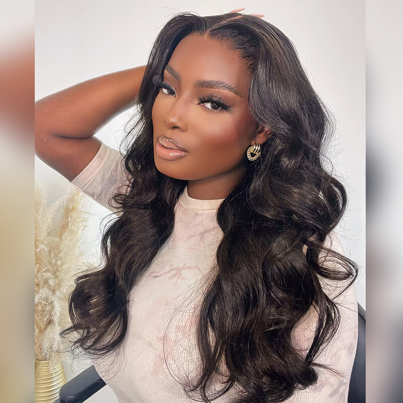 Body Wave  13×4 HD Lace Frontal Wig Glueless Human Hair Wig