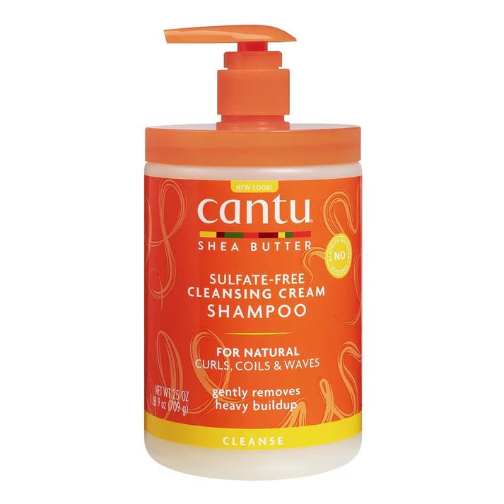 CANTU Shea Butter Sulfate Free Cleansing Cream Shampoo (25oz) - Braids and Wigs