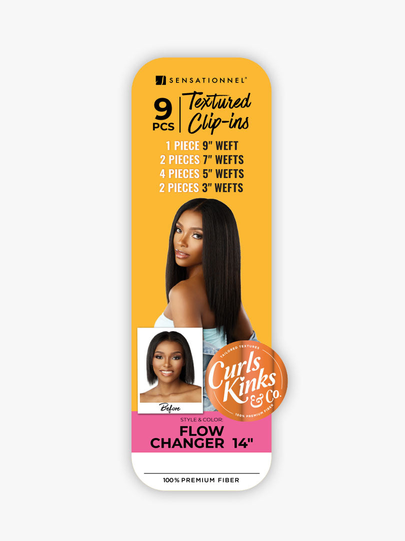 Sensationnel Curls Kinks & Co Clip-In Flow Changer 14"